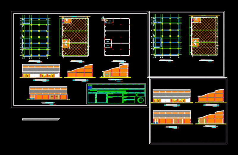 Warehouse DWG Block for AutoCAD