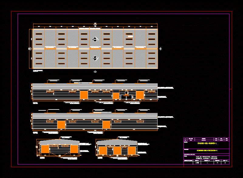 Warehouse Stock DWG Plan for AutoCAD