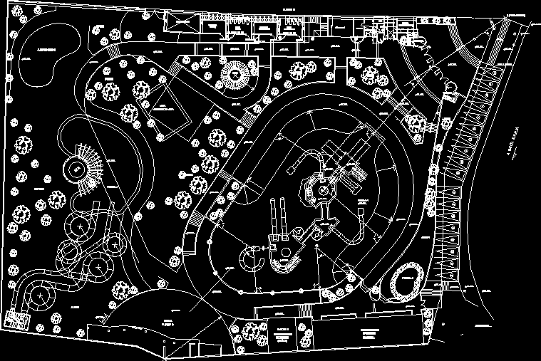 Water Park 2D DWG Design Plan for AutoCAD • Designs CAD