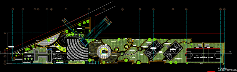 Whole Plant Park DWG Block for AutoCAD