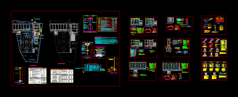 Wiring In College DWG Detail for AutoCAD