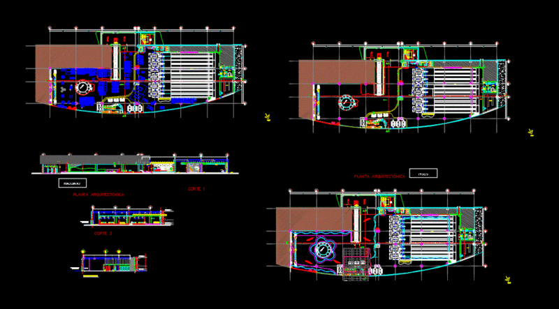 With Local Bowling DWG Block for AutoCAD