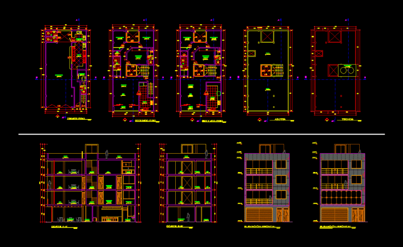 With Multi Business DWG Block for AutoCAD