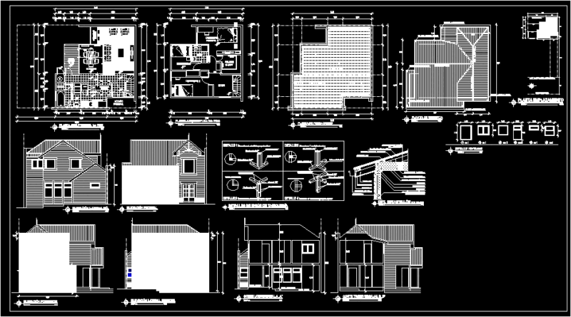 Wood Housing DWG Detail for AutoCAD