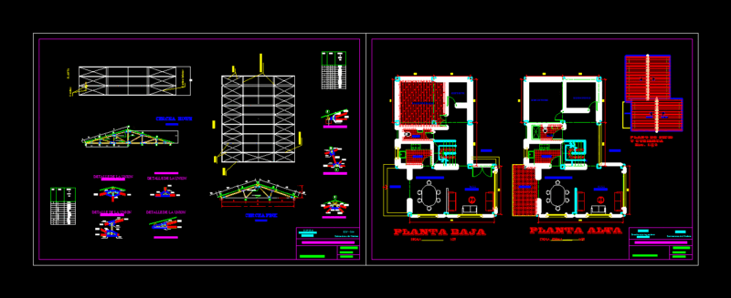 Wooden House DWG Section for AutoCAD