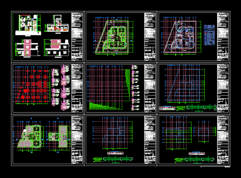 Working Drawing DWG Block for AutoCAD
