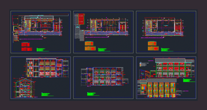Workshops DWG Block for AutoCAD