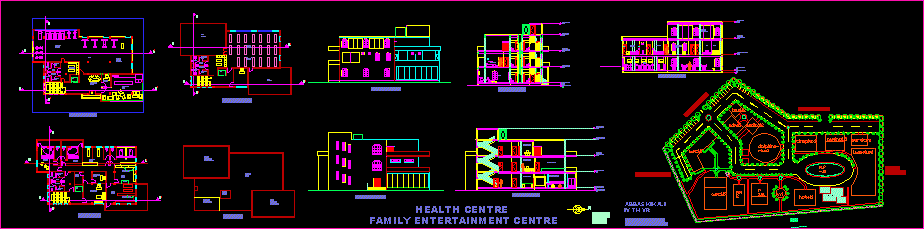 Yoga And Health Center DWG Block for AutoCAD • Designs CAD