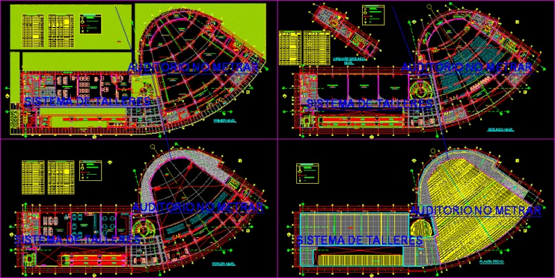 Youth House DWG Block for AutoCAD