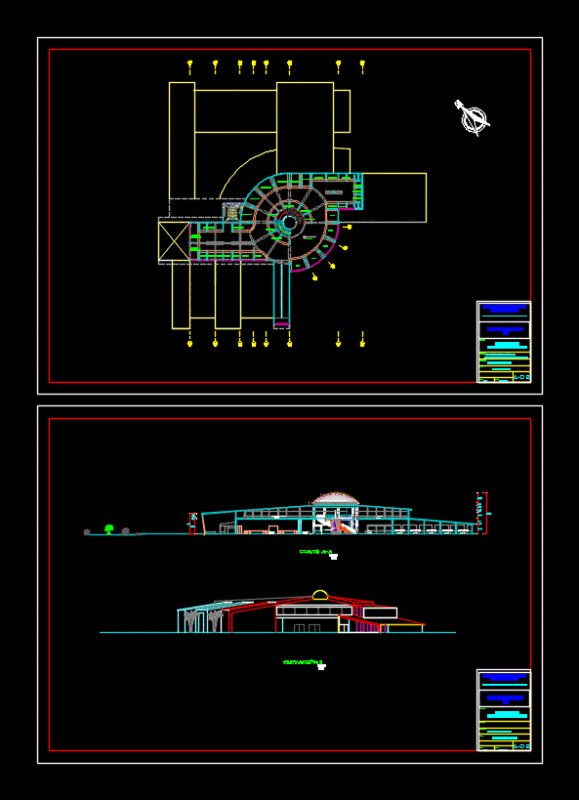 Zonal Market DWG Block for AutoCAD