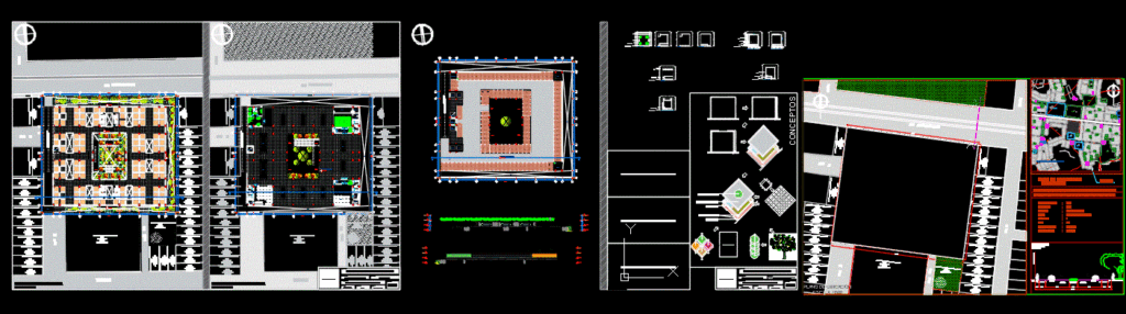 Zonal Market DWG Full Project for AutoCAD