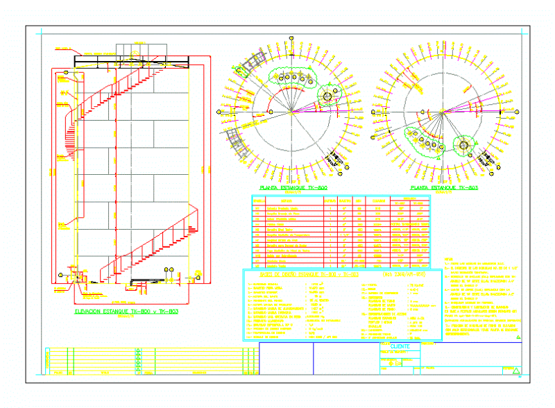1500 M3 Pond DWG Block for AutoCAD