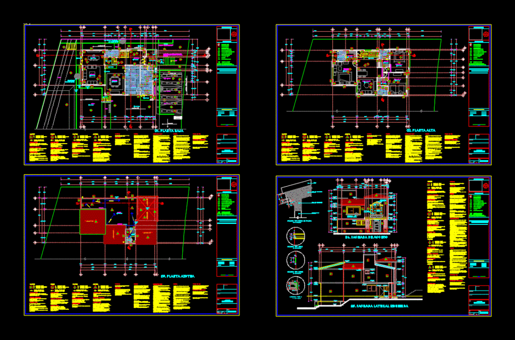 A House Finishes DWG Full Project for AutoCAD