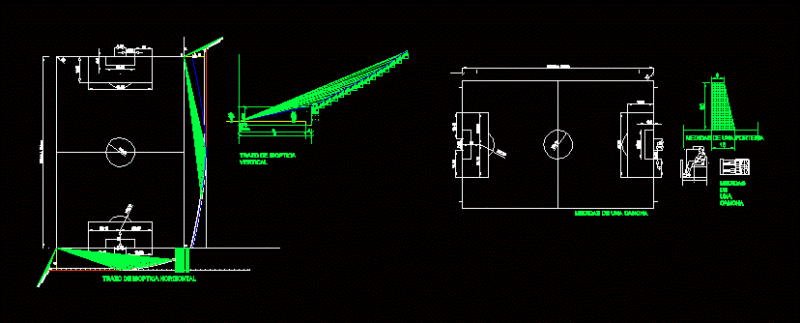 A Stadium Isoptic DWG Plan for AutoCAD
