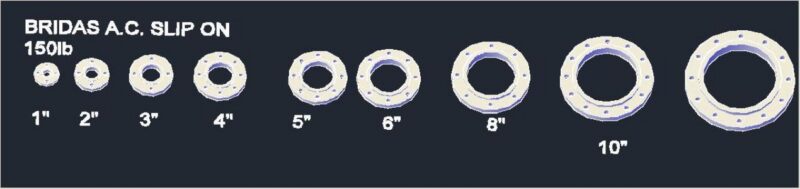 Ac Clamp 150lb DWG Block for AutoCAD
