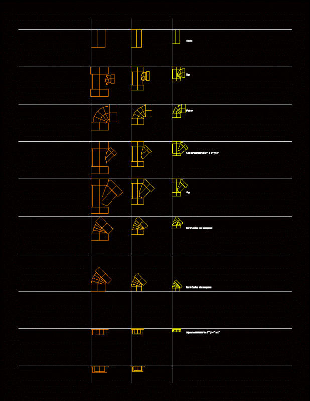 Accessories Drains DWG Plan for AutoCAD