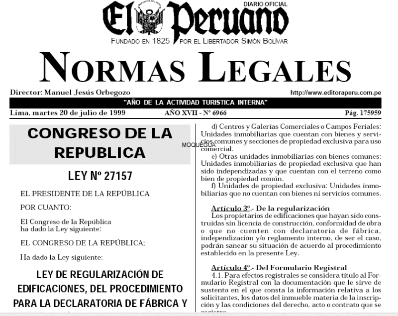 Administrative Procedures, National Property Registry, Peru PDF (Document)