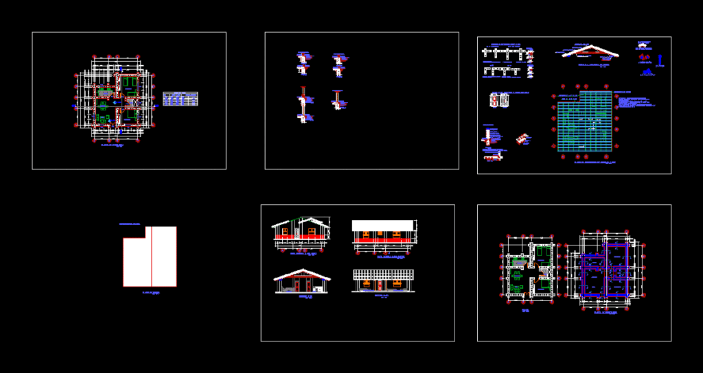 Adobe House – 92m2 2D DWG Detail for AutoCAD