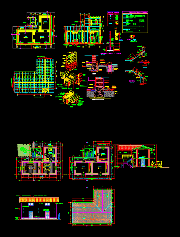 Adobe House Details DWG Detail for AutoCAD