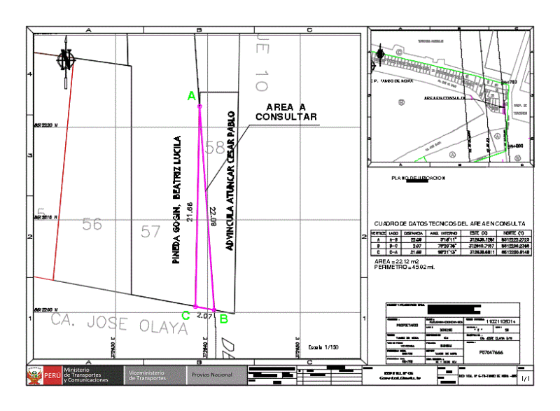 Affectation Plane Chinchaica 2015 DWG Block for AutoCAD