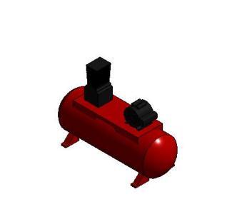 Air Compressor RFA CAD Drawing