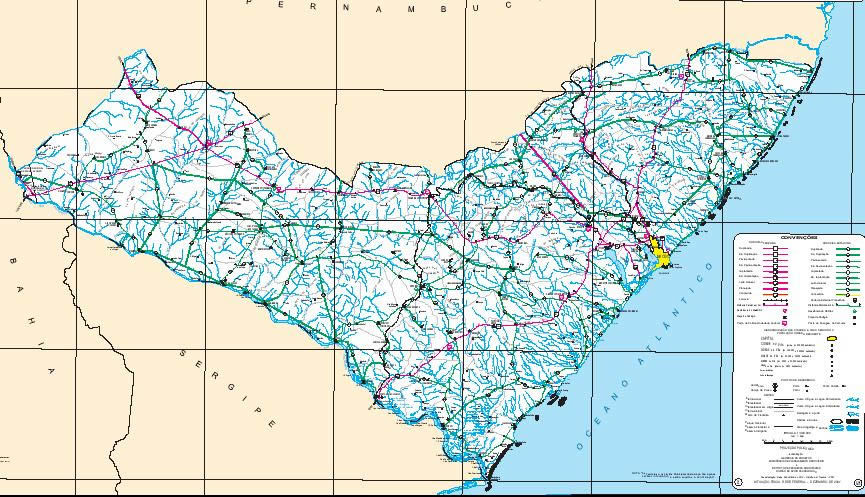 Alagoas – Map Of Routes PDF (Document)