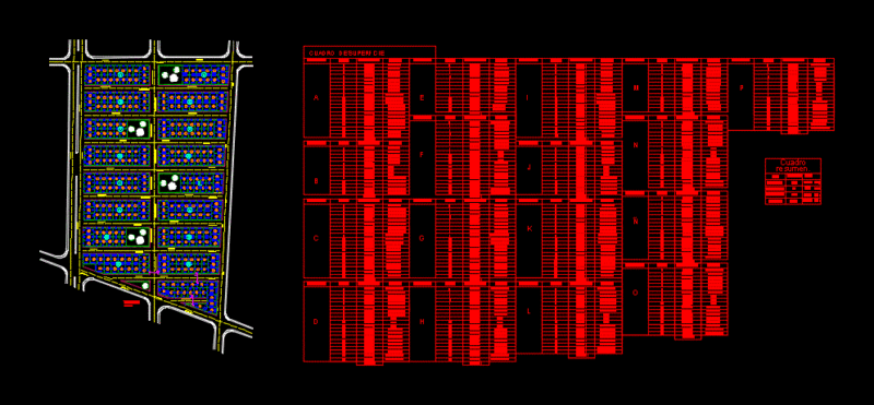 Allotment Of Land DWG Block for AutoCAD