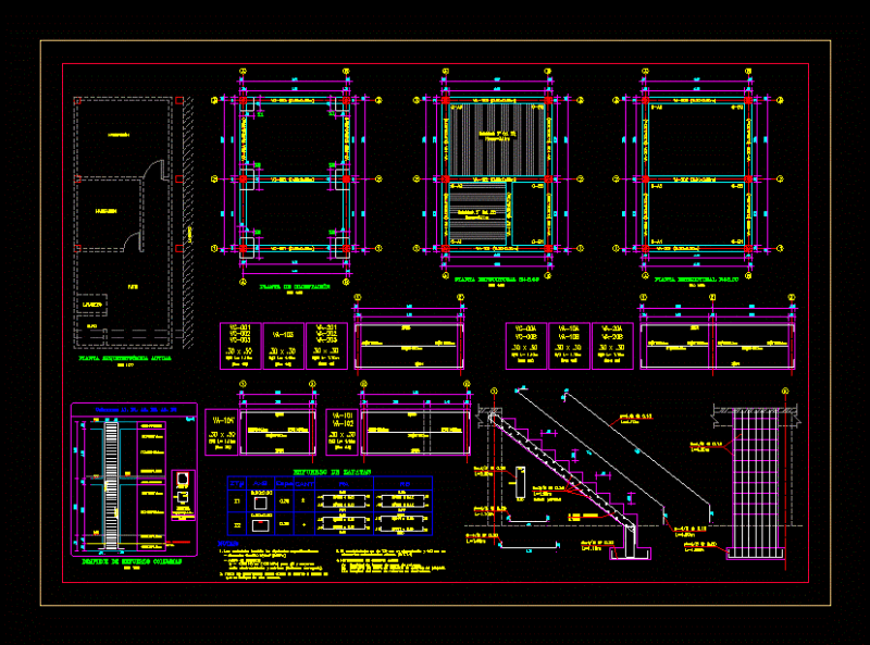 Ampliacion House – Structures DWG Detail for AutoCAD