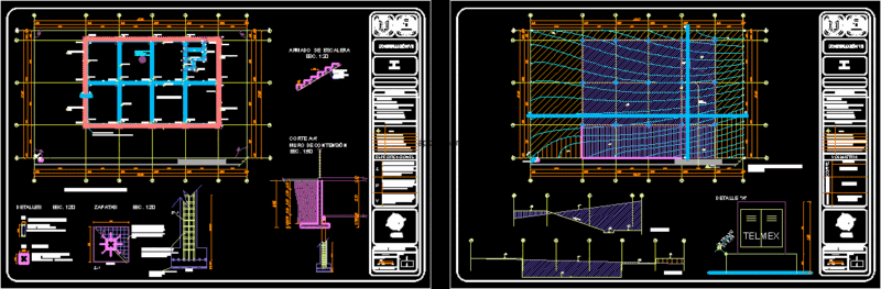 And Stroke Foundation DWG Plan for AutoCAD