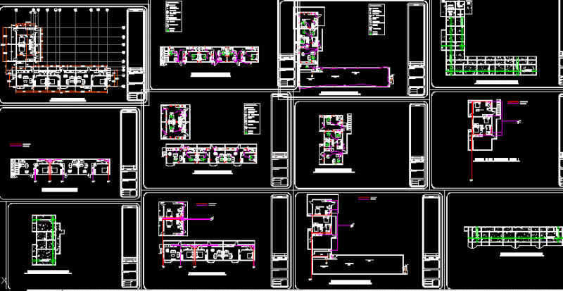 Apartment Building DWG Plan for AutoCAD