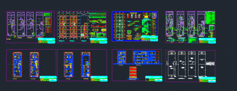 Apartment DWG Block for AutoCAD