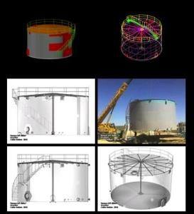 Api 320 Tank DWG Block for AutoCAD