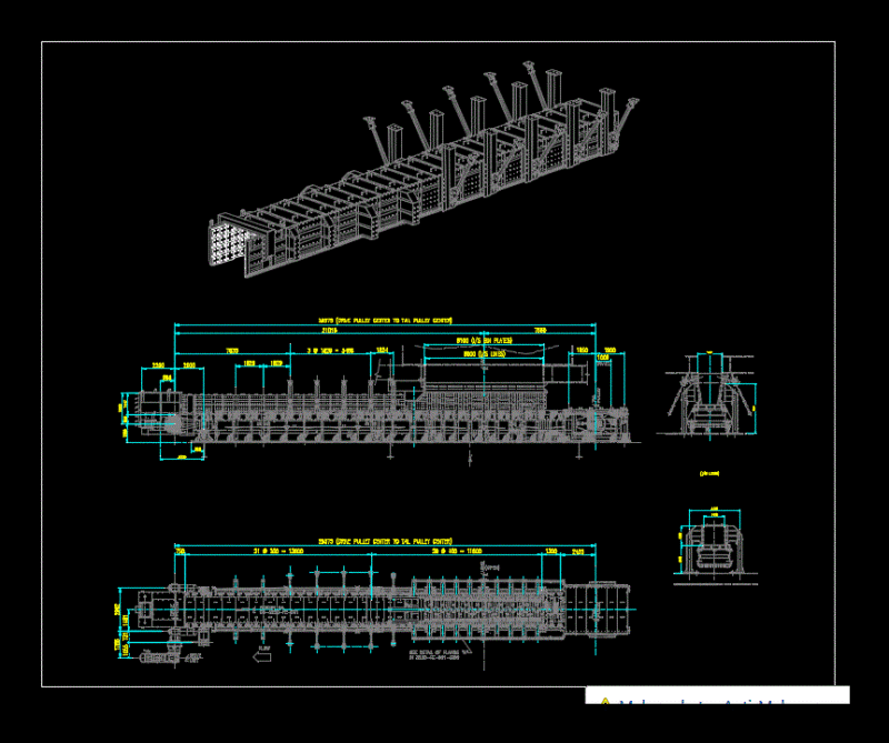 Apron Feeder – Feeders Cars DWG Detail for AutoCAD