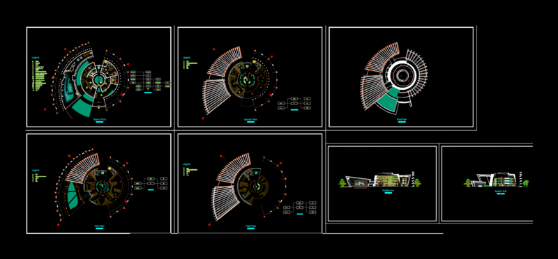 Aquarium DWG Block for AutoCAD