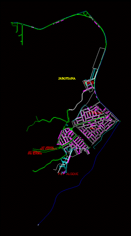 Aracaju – Aracaju District Jabotiana DWG Block for AutoCAD
