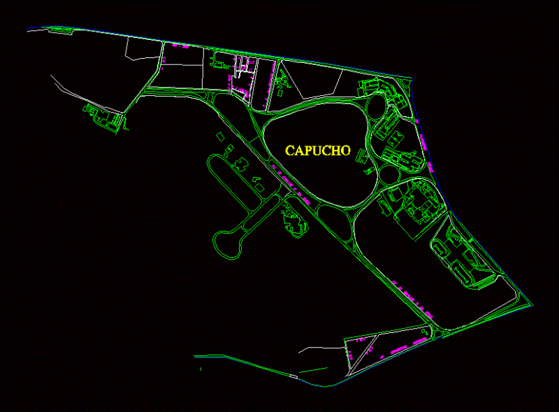 Aracaju – Bairro Capucho DWG Block for AutoCAD