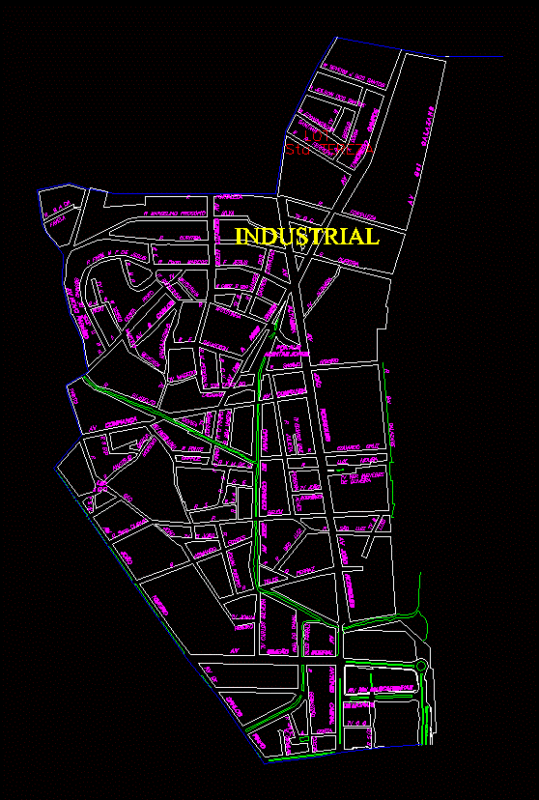 Aracaju – Industrial Area DWG Block for AutoCAD