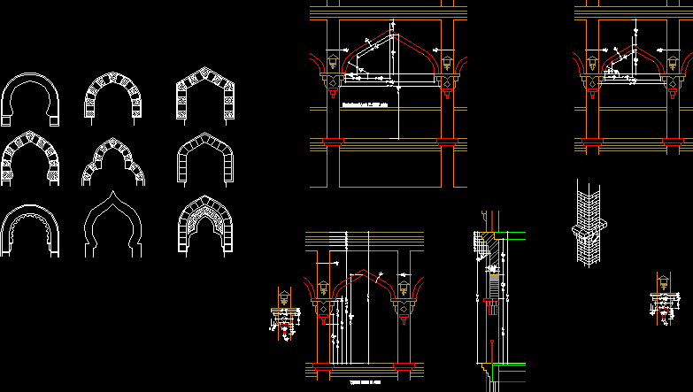 Arches DWG Block for AutoCAD • Designs CAD