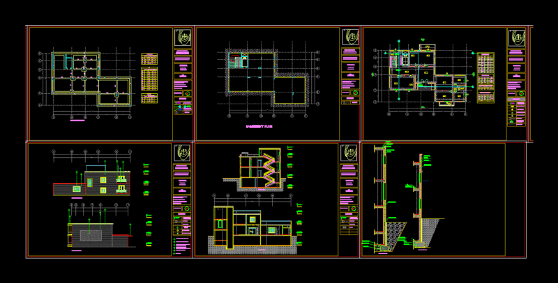 Architectural Execution DWG Plan for AutoCAD