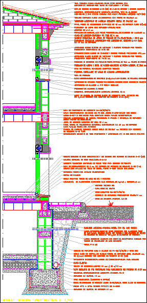 Architectural Section - Basement Wall DWG Section for AutoCAD • Designs CAD