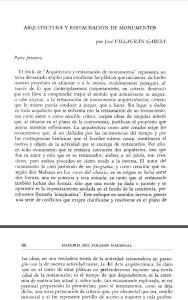 Architecture And Restoration Of Monuments PDF (Document)