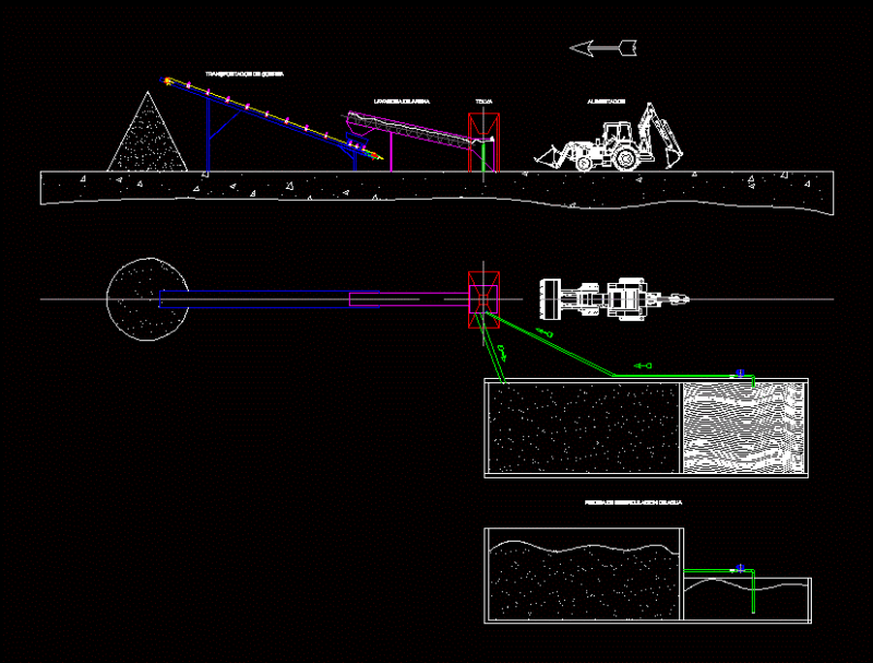 Arena Washer DWG Block for AutoCAD