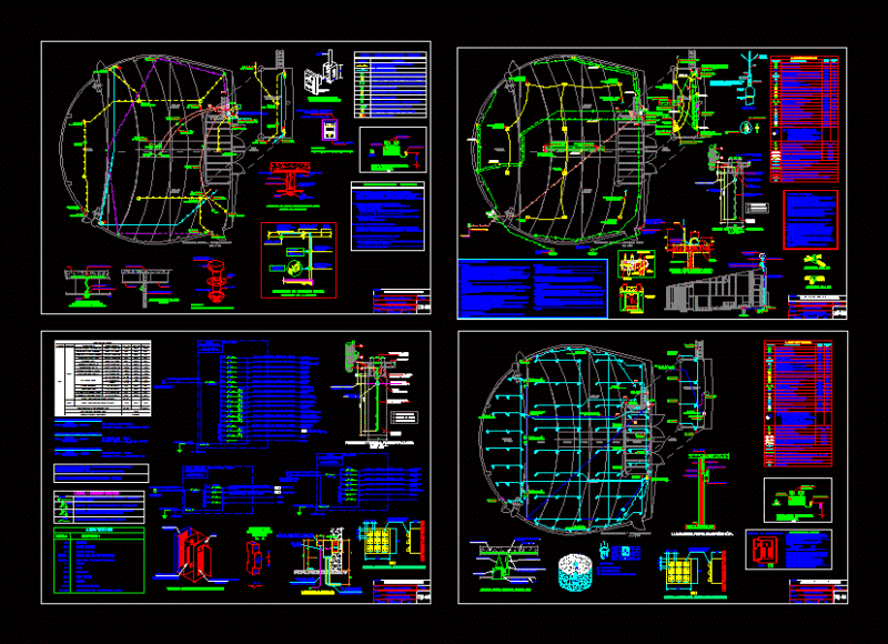 Auditorium – Electrical Inst DWG Block for AutoCAD