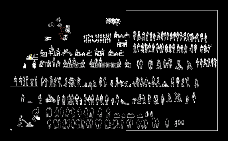 Autocad; 2D DWG Block for AutoCAD