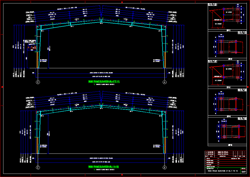 Autocad Peb DWG Detail for AutoCAD