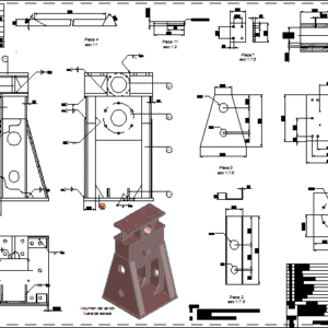 Axis Support DWG Full Project for AutoCAD | Designs CAD