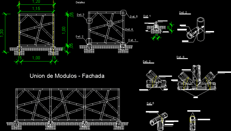 Bamboo Detail – Enclosure DWG Detail for AutoCAD