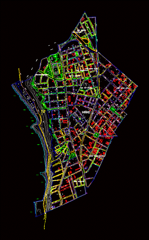 Barranco – Lima – Peru DWG Plan for AutoCAD