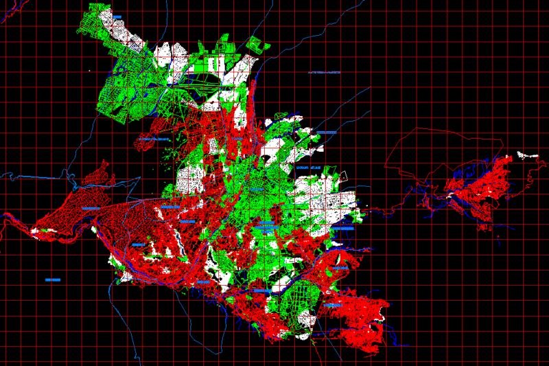 Basemap Arequipa DWG Detail for AutoCAD