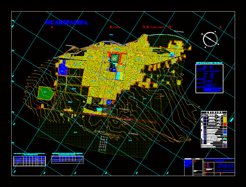 Basic Plan Huaripampa DWG Plan for AutoCAD